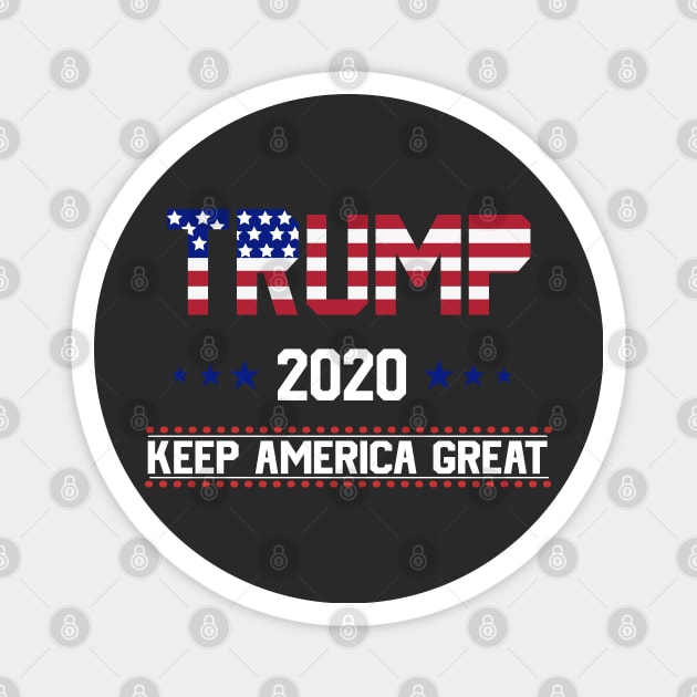 Trump 2020 Keep America Great Magnet by SrboShop